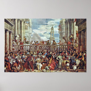 Poster Paolo Veronese - Mariage à Cana