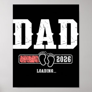 Poster Papa 2026 Chargement Papa Ét. 2026, Père 2026 Nouv
