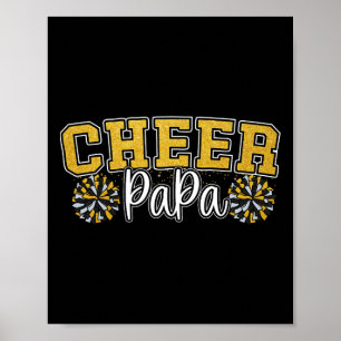 Poster Papa cheerleader fier Mon cheerleader préféré m'ap