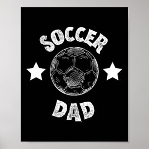Poster Papa de football masculin Famille Équipe de footba