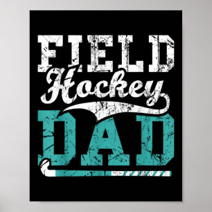 Poster Papa de hockey sur gazon - Joueur de hockey sur ga