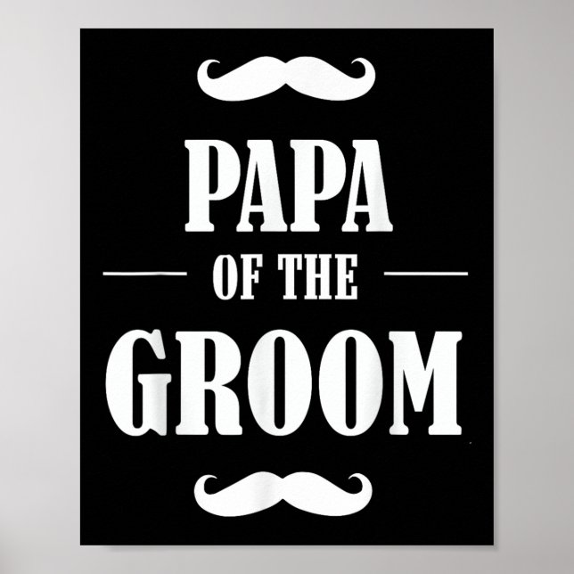 Poster Papa De La Pièce T Chemise Funny Mariage Bachelor  (Devant)
