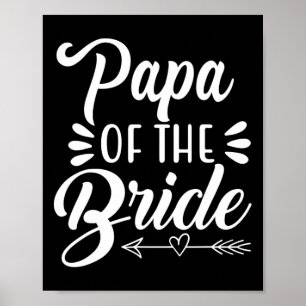 Poster Papa Du Mariage Mariage Mariage Fête Famille Maria