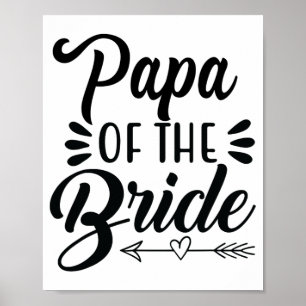 Poster Papa Du Mariage Mariage Mariage Fête Famille Maria