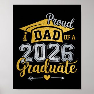 Poster Papa fier d'un diplômé de 2026 pour la promotion d