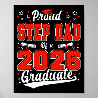 Poster Papa Fier D'un Diplômé de la Promotion 2026 Senior