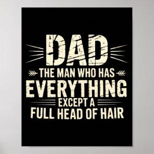 Poster Papa l'homme qui a tout sauf une tête pleine
