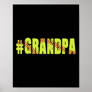 Poster Papa Rétro Fête des Pères Hommes Softll Grand-père
