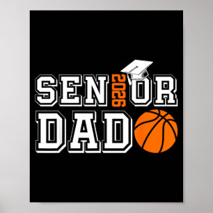 Poster Papa senior classe de 2026 papa de basketball remi