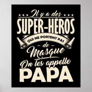 Poster Papa Super-Héro