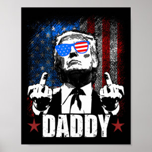 Poster Papa Trump 2025 Officiel Papa Trump Drôle 3