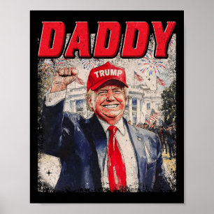 Poster Papa Trump drôle de chemise - Papa Trump Vintage 1