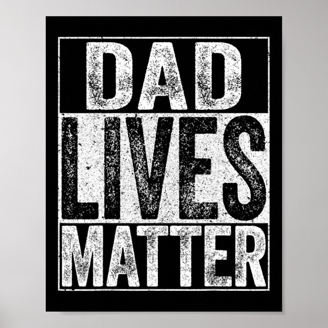 Poster Papa Vit Problème Fête des pères Papa Vie Chemise (Devant)
