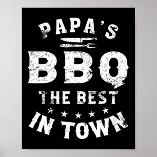 Poster Papa's Bbq La meilleure Fête des pères amusante en