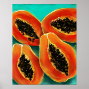 Poster Papaya Art Décor Mur