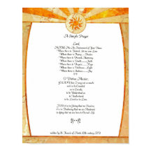 PAPE FRANCIS=ST. PRIÈRE SIMPLE FRANCIS=Bambou2