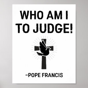 Poster Pape François Qui Suis-Je Juge