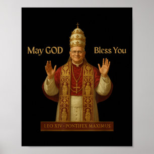 Poster Pape, Leo Xiv, Pontifex Maximus, Vatican
