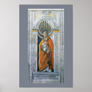 Poster Pape Saint Sixte II par Sandro Botticelli
