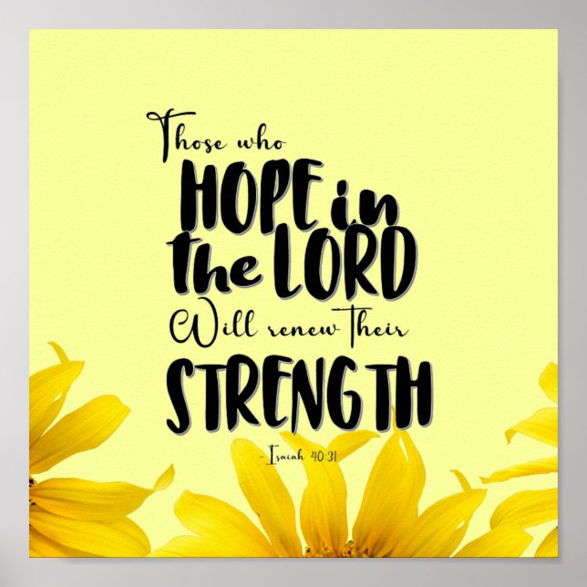 Poster Paper with Bible Verse (Semi-gloss) (Devant)