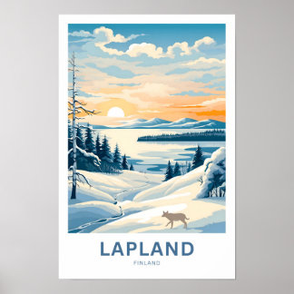 Poster Papier de voyage Finlande
