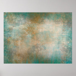 Poster papier peint arrière - plan grunge feuille