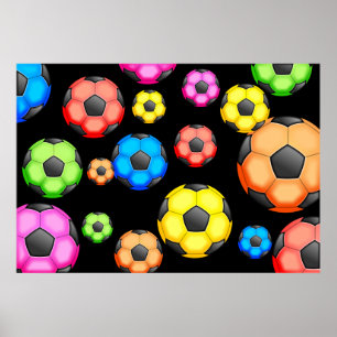 Poster Papier peint de soccer