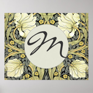 Poster Papier peint floral William Morris Pimpernel