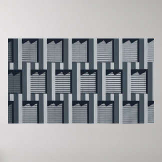 Poster Papier peint numérique gris