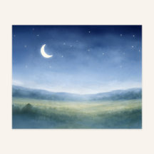 Papier Peint pour Nurserie Clair de Lune