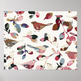 Poster Papier peint vintage