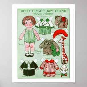 Poster Papier Vintage Dolly Dingle's Boyfriend