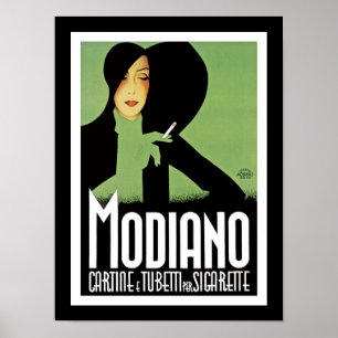 Poster Papiers à cigarettes Modiano