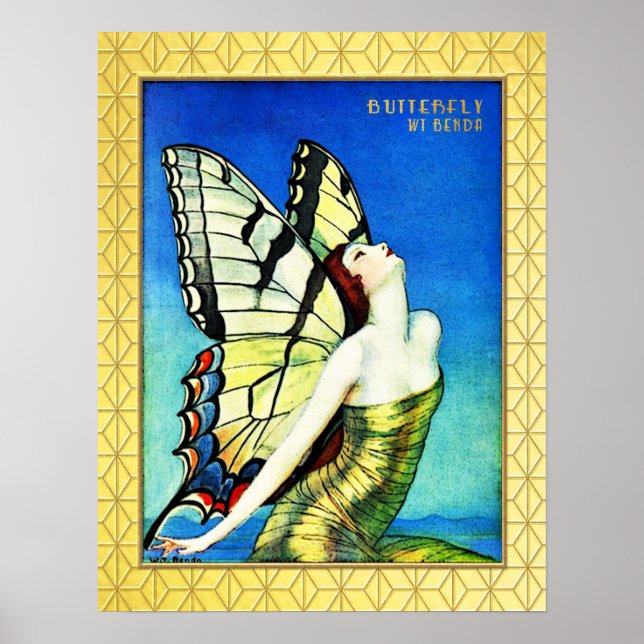 Poster Papillon 1923 (Devant)