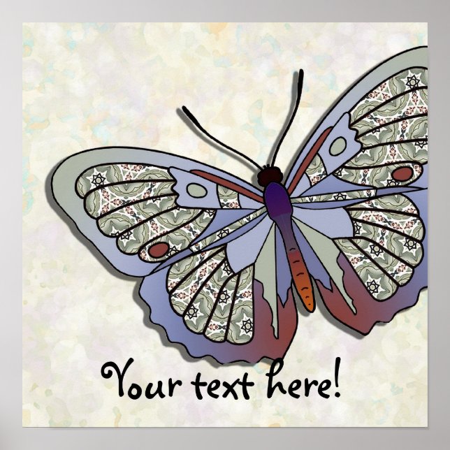 Poster Papillon - 34 (Devant)