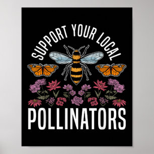Poster Papillon Biodiversité Support de votre Pollinat lo