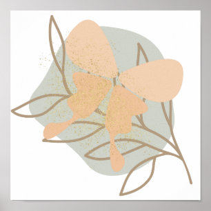 Poster papillon Boho,