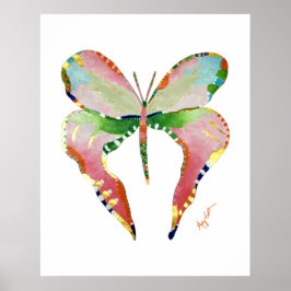 Poster Papillon d'algue