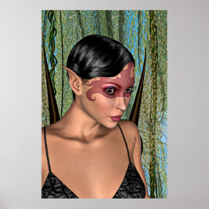 Poster Papillon de fée