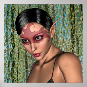 Poster Papillon de fée