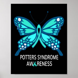 Poster Papillon de sensibilisation au syndrome de Potters