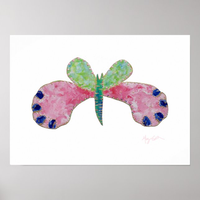 Poster Papillon d'été (Devant)