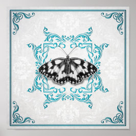 Poster Papillon Entimologe
