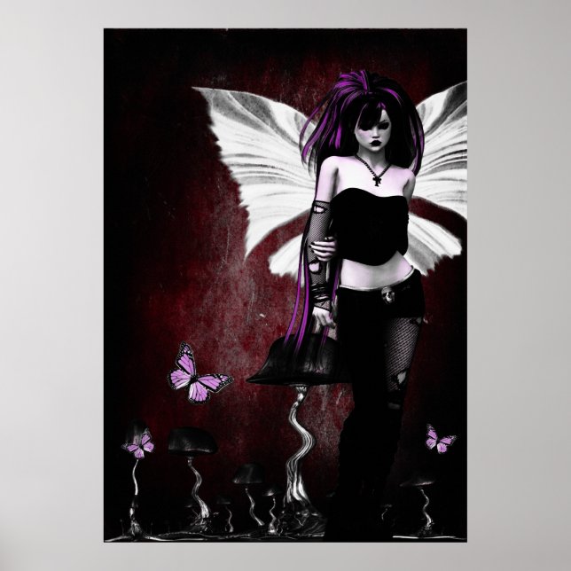 Poster Papillon gothique (Devant)