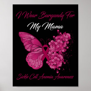 Poster Papillon Je Porte La Bourgogne Pour Ma Mama Cellul