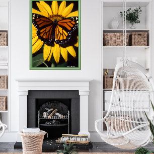 Poster Papillon monarque