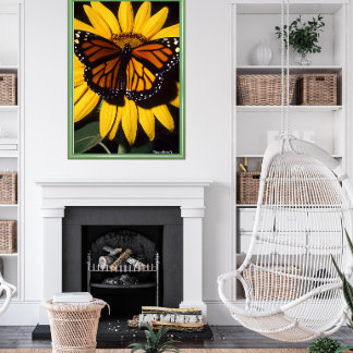 Poster Papillon monarque