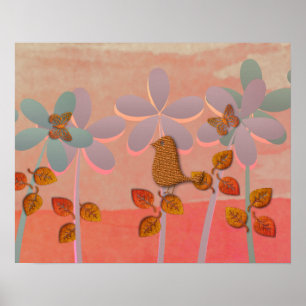 Poster Papillon mou