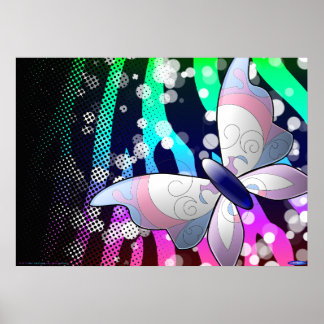 Poster papillon (personnalisable !)