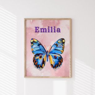 Poster Papillon personnalisé sur mesure Prépa